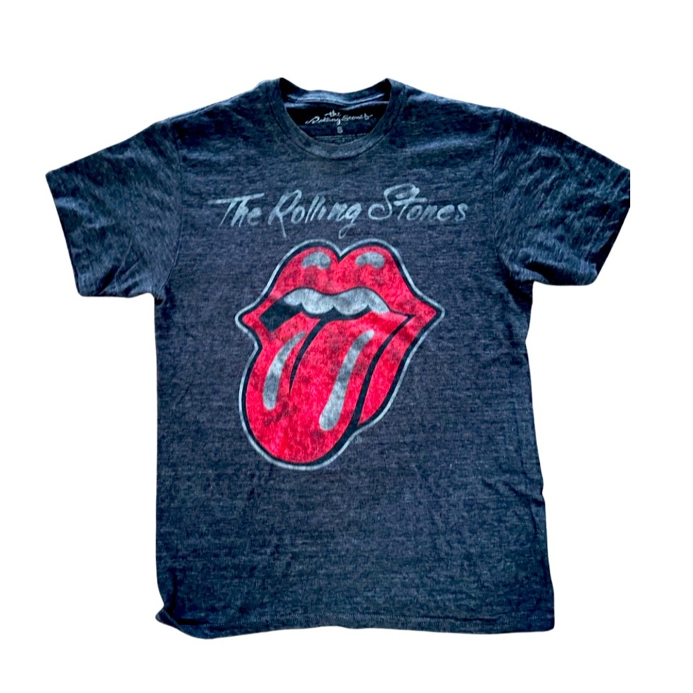 The Rolling Stones Vintage Style Distressed Tee: Mick Jagger: Keith Richards